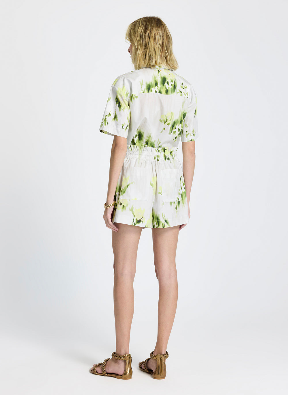 Short Marina estampado verde Le Lis Blanc
