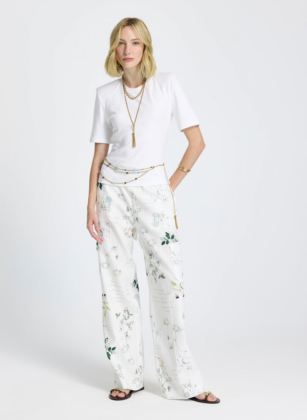 Remera básica blanca Jan nudo espalda Le Lis Blanc