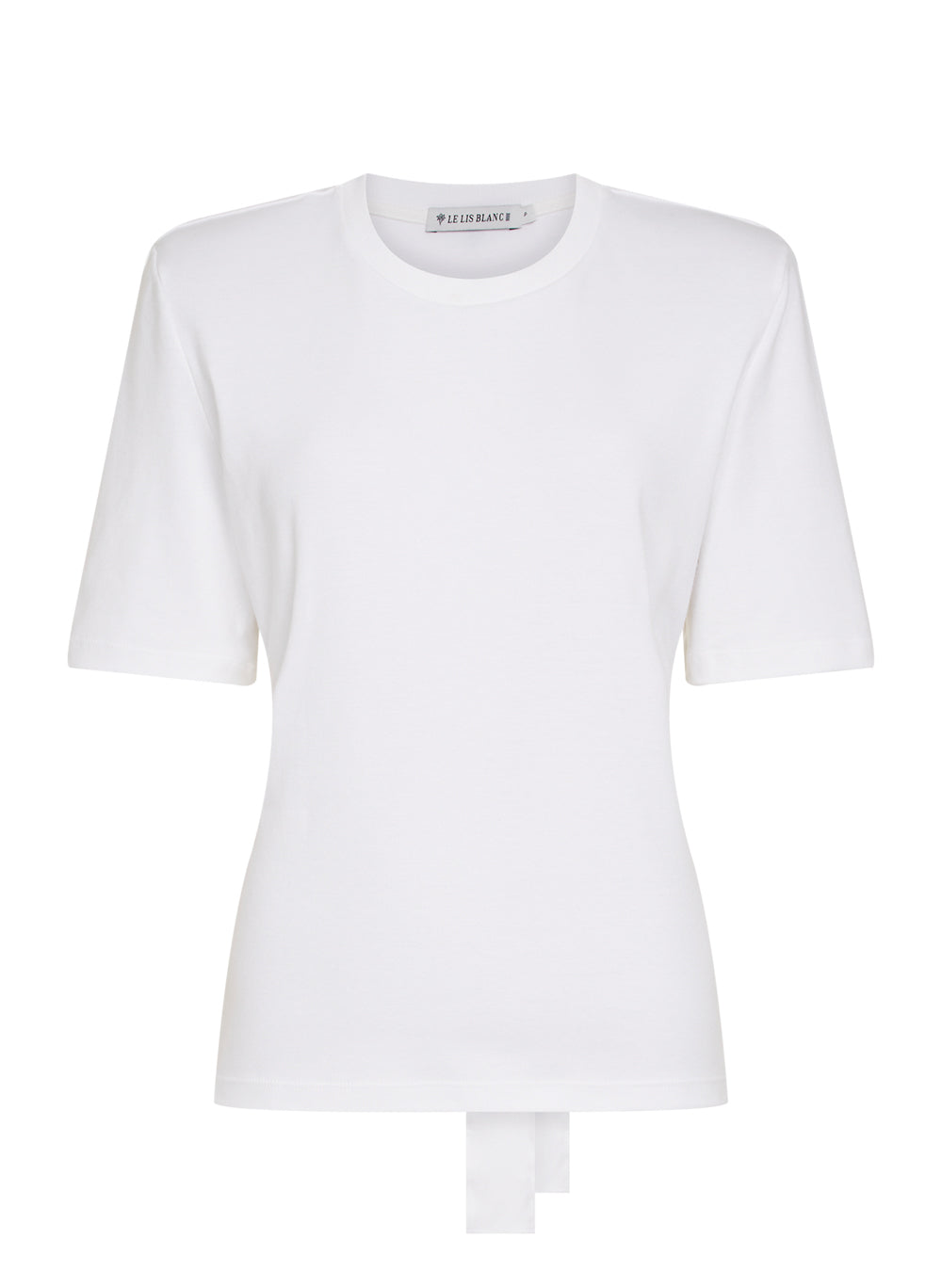 Remera básica blanca Jan nudo espalda Le Lis Blanc