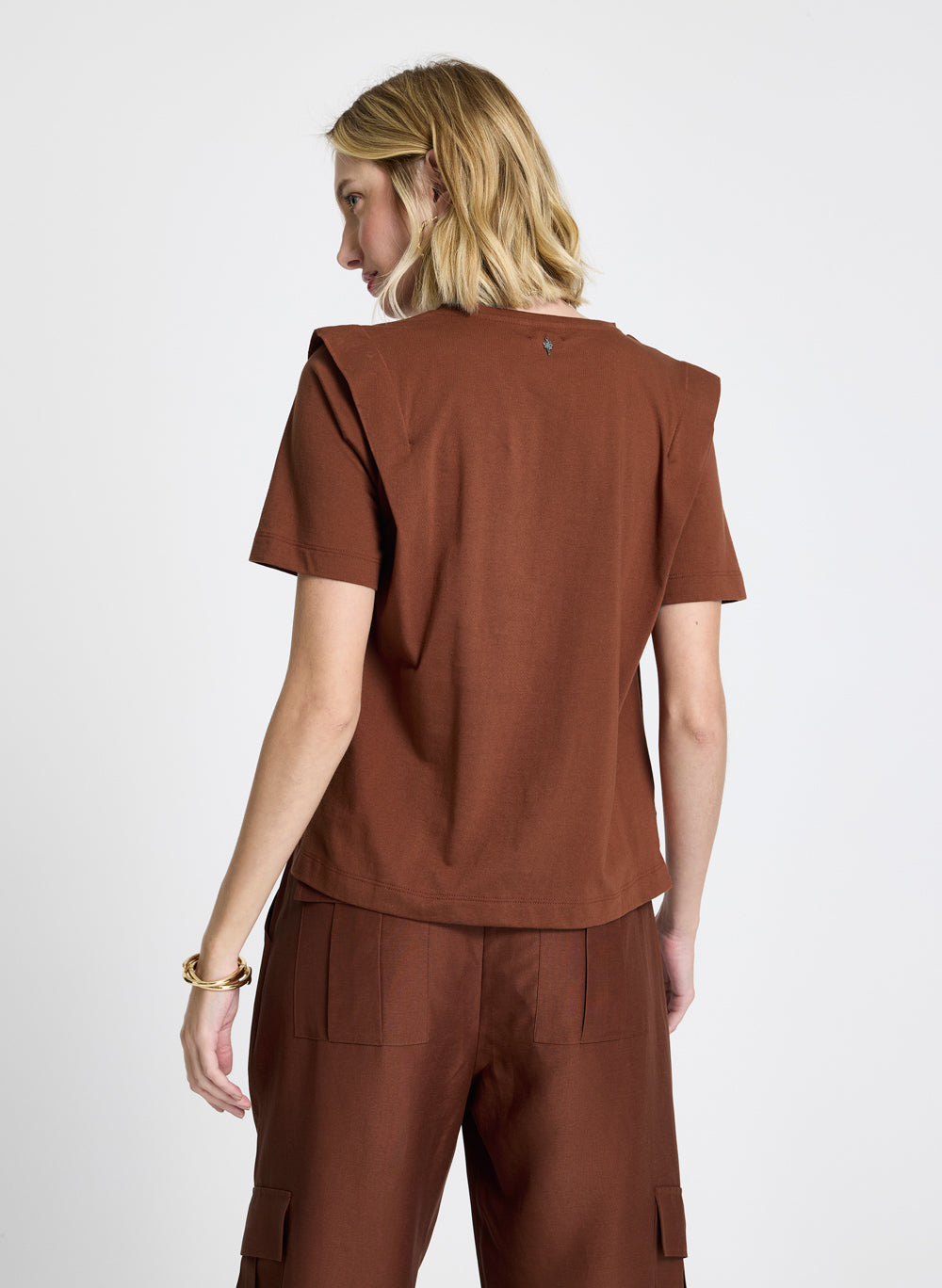 Remera básica terracota Paulinha Le Lis Blanc