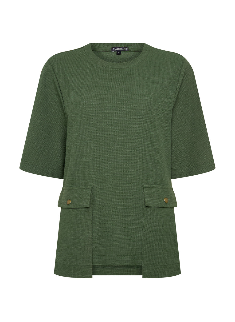 Remera verde militar oversized Hillary Le Lis Blanc