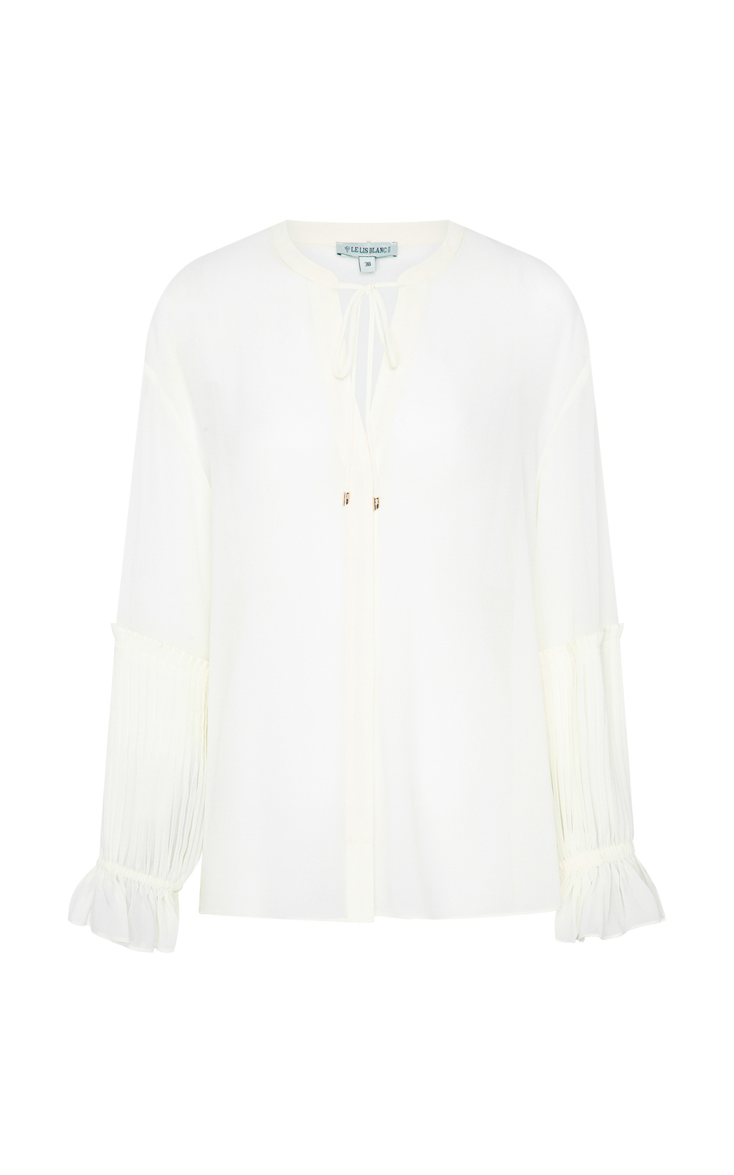 Camisa volados espalda Pietra Le Lis Blanc
