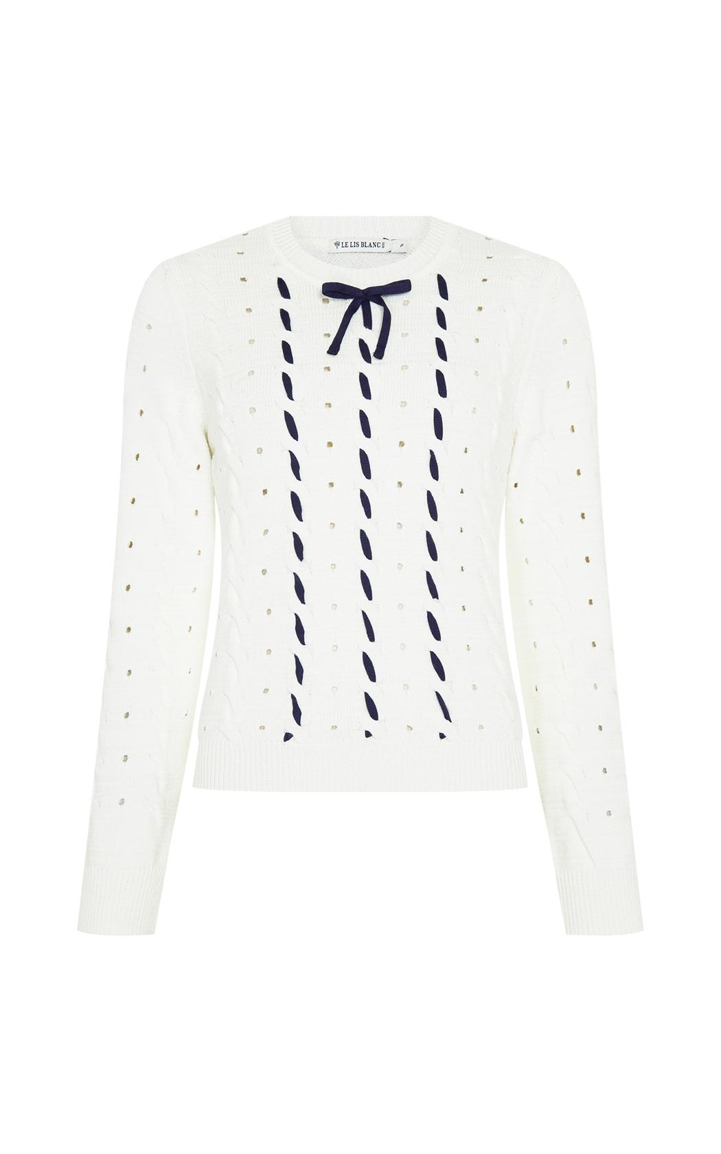 Sweater calado Noah Le Lis Blanc