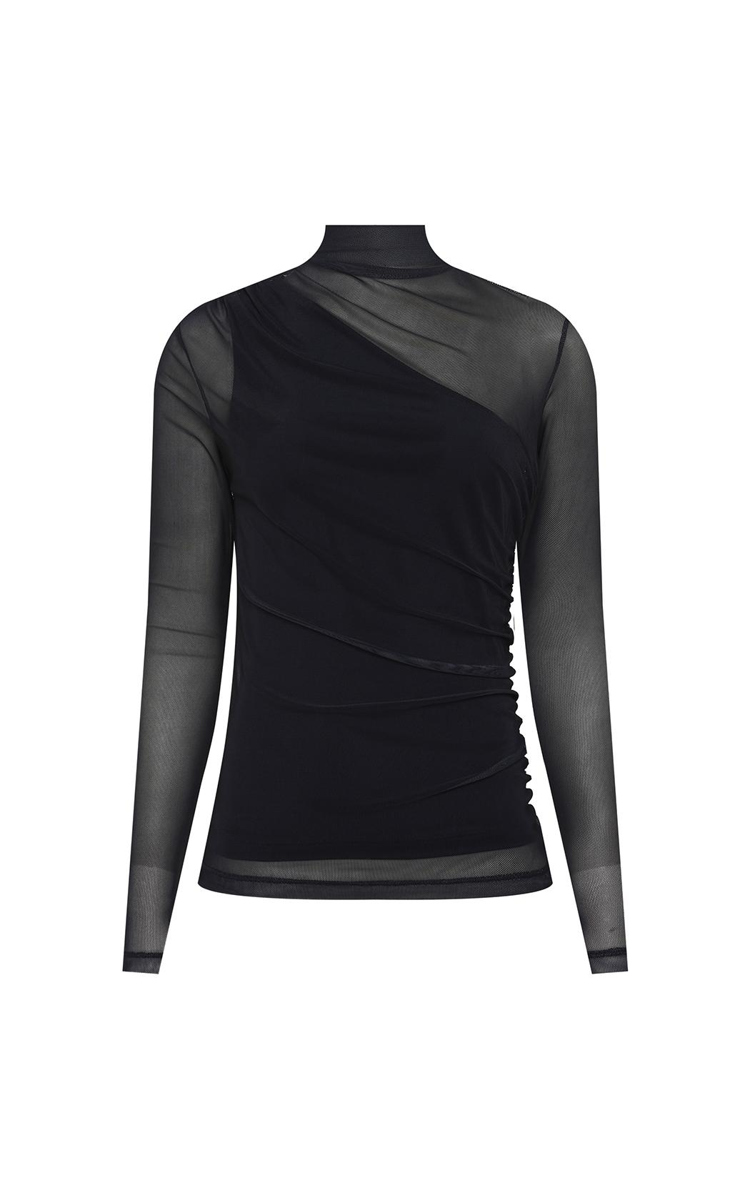 Blusa microtul Dudi azul marino Le Lis Blanc