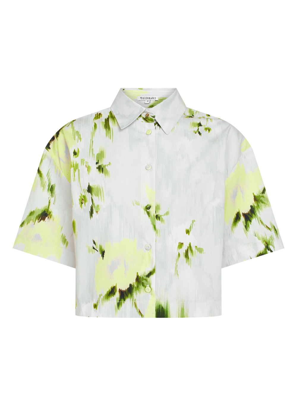 Camisa corta Marina estampada Le Lis Blanc