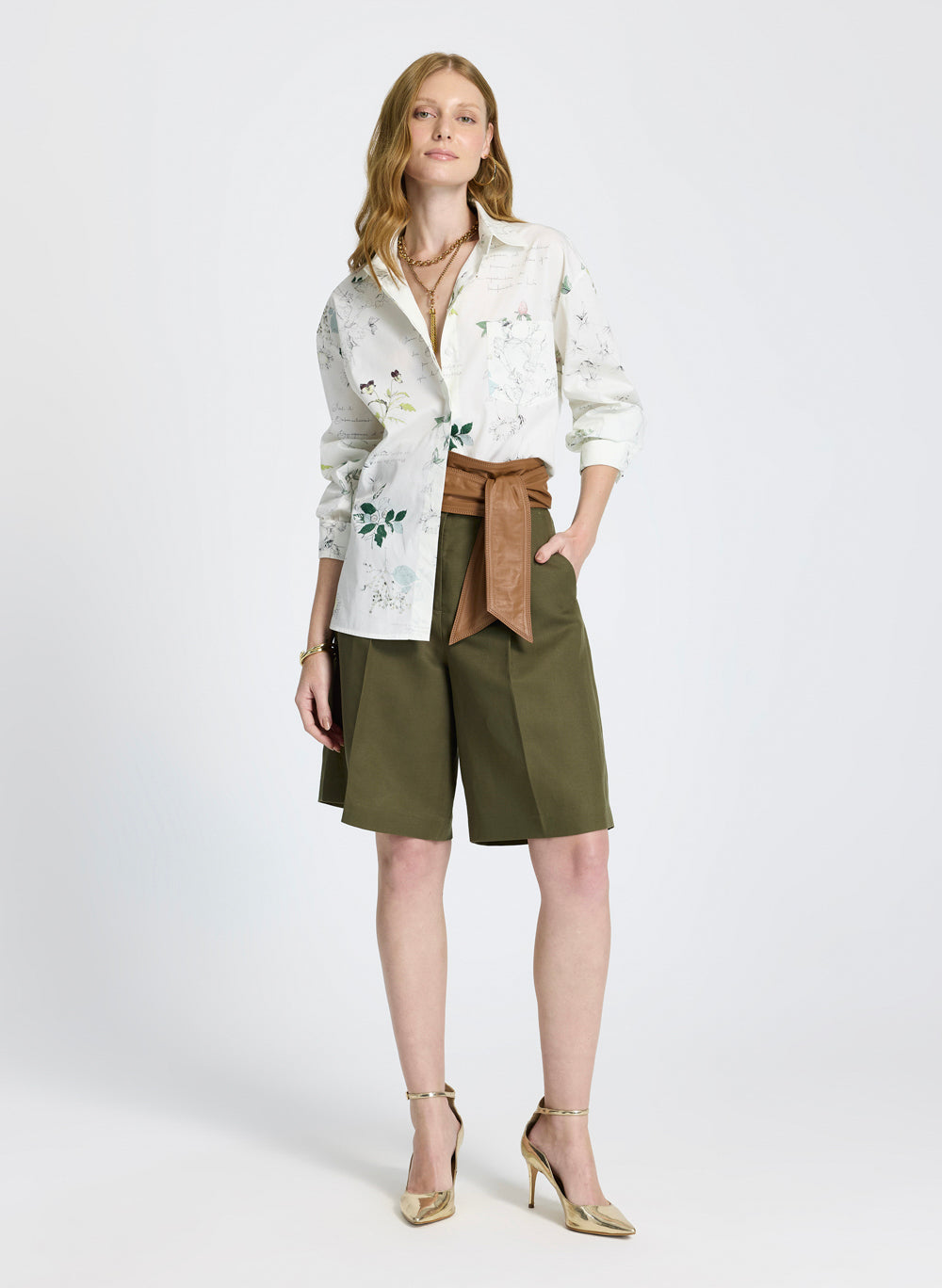 Camisa Priscila estampada Le Lis Blanc