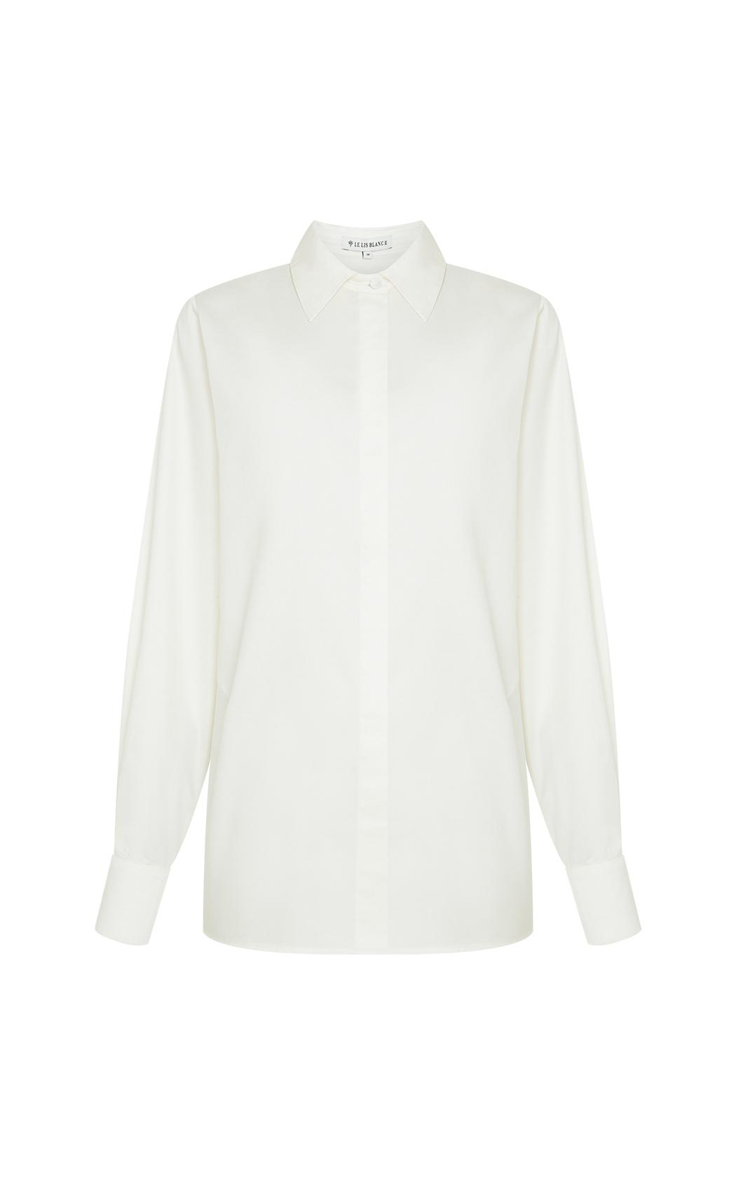 Camisa entallada 3/4 blanca Hera Le Lis Blanc