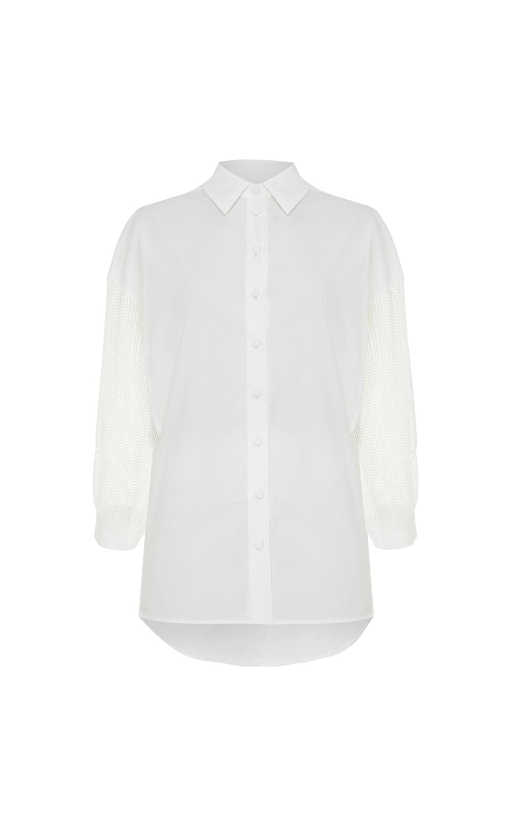 Camisa mangas caladas Camila Le Lis Blanc