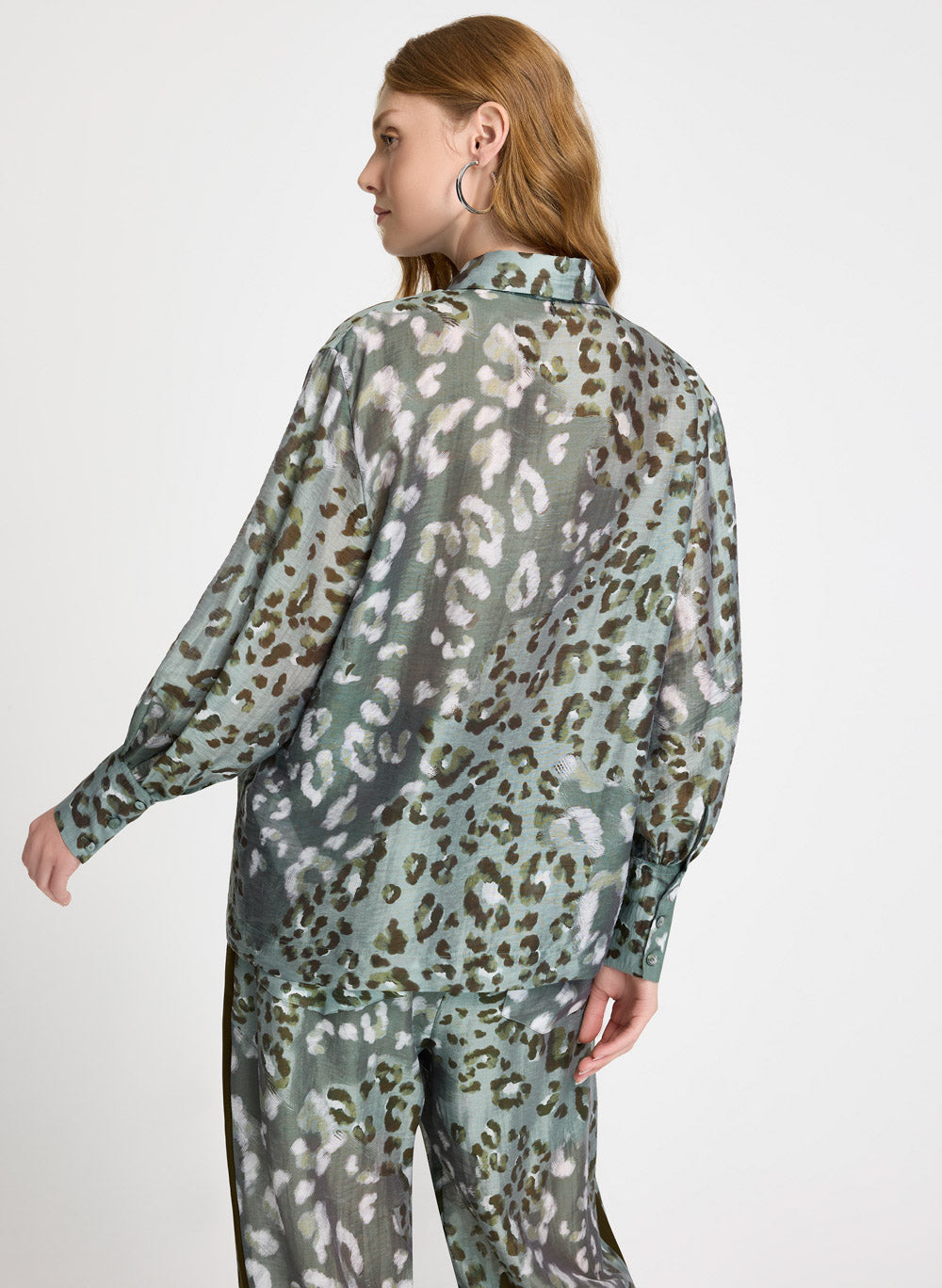 Camisa Paula animal print Le Lis Blanc