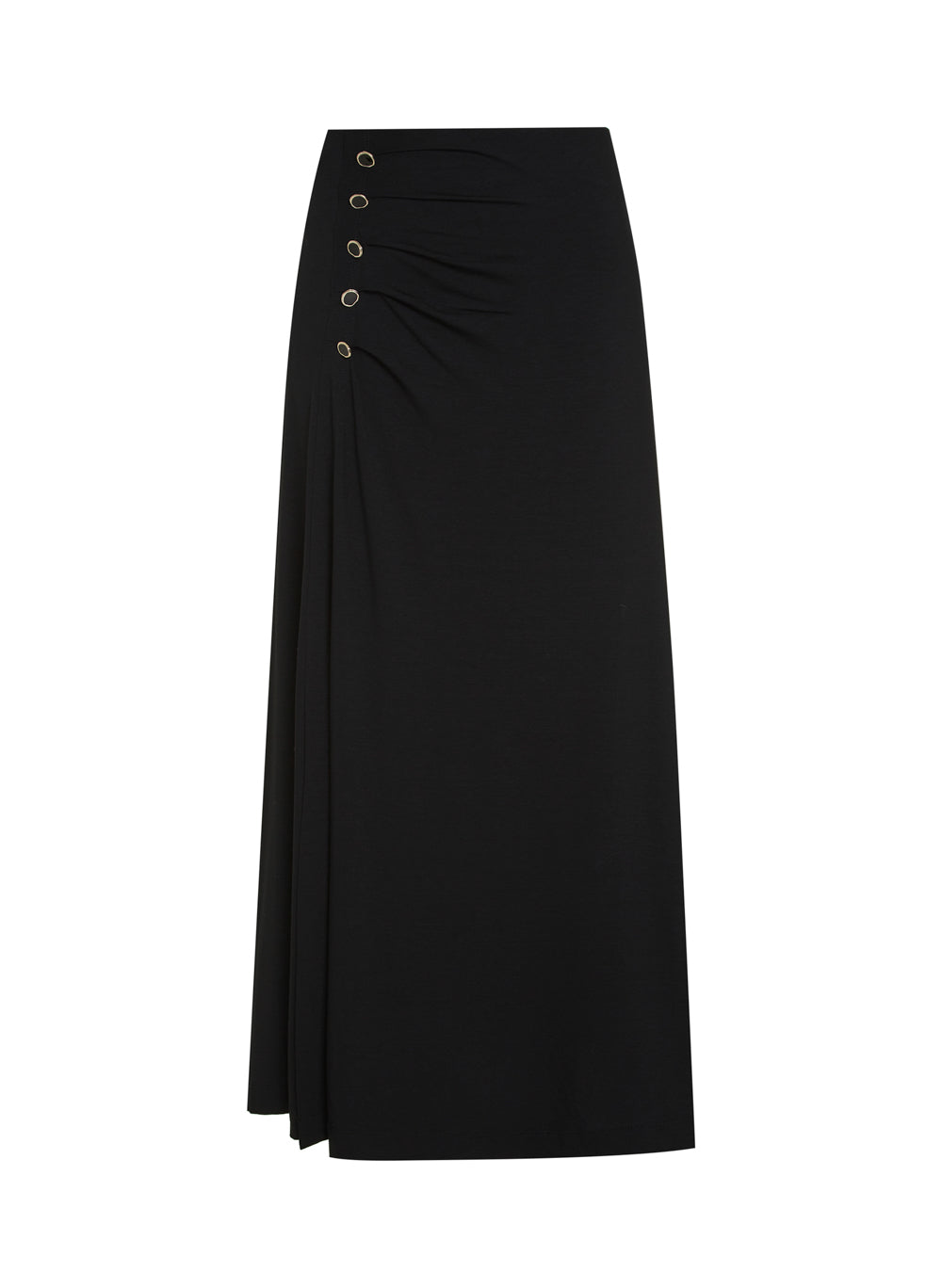 Pollera negra con botones Petra Le Lis Blanc