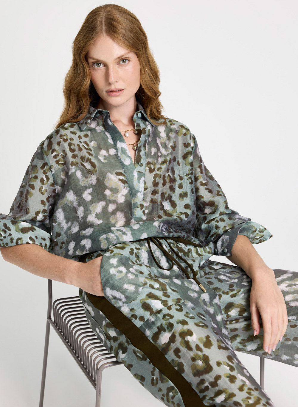 Pantalón Paula animal print Le Lis Blanc
