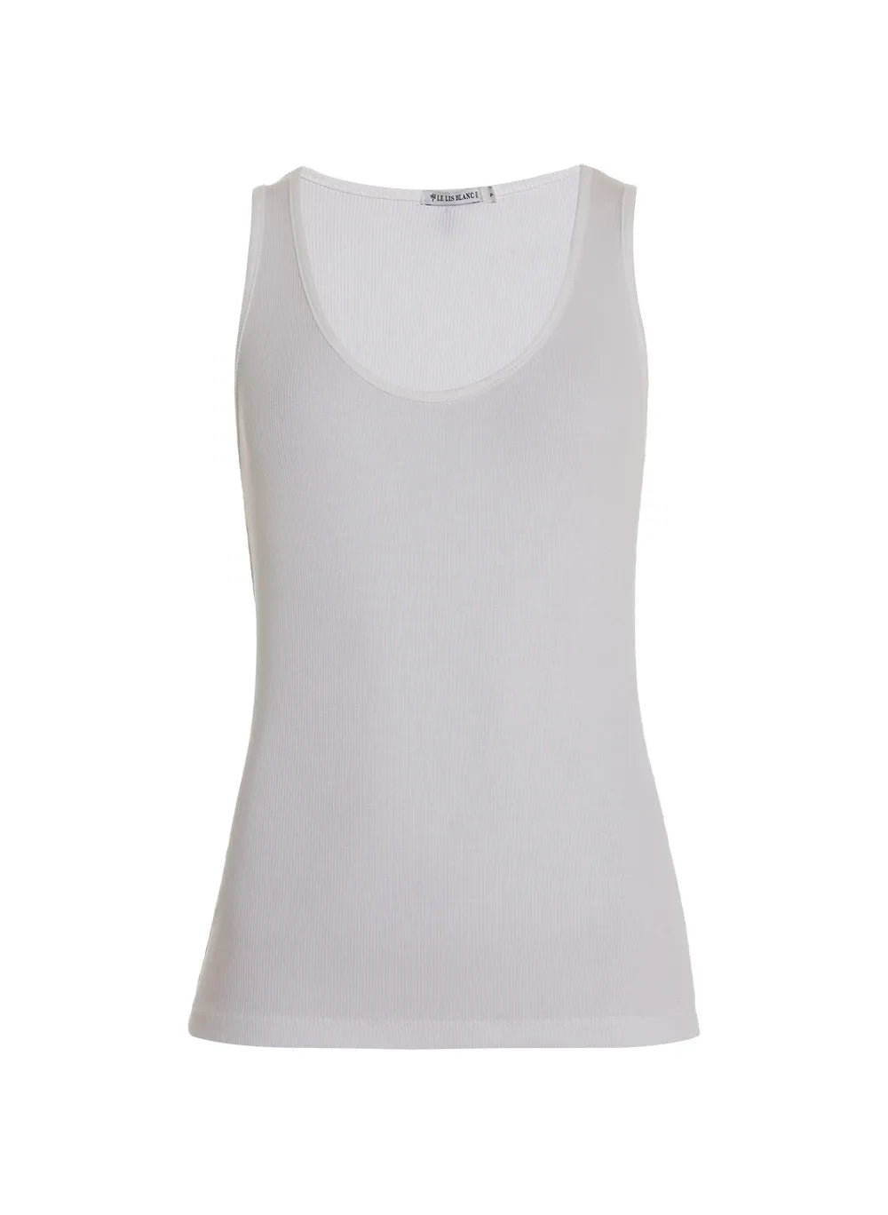 Musculosa básica rib blanca Le Lis Blanc
