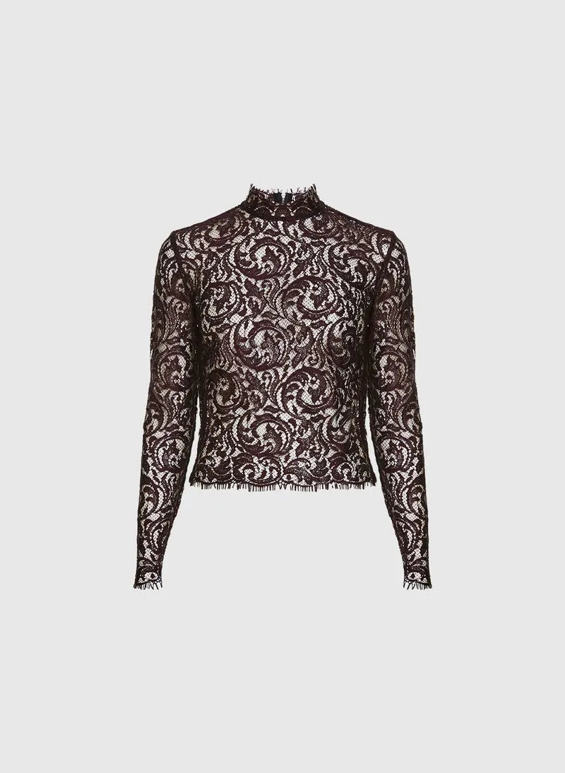 Blusa de encaje Bobô