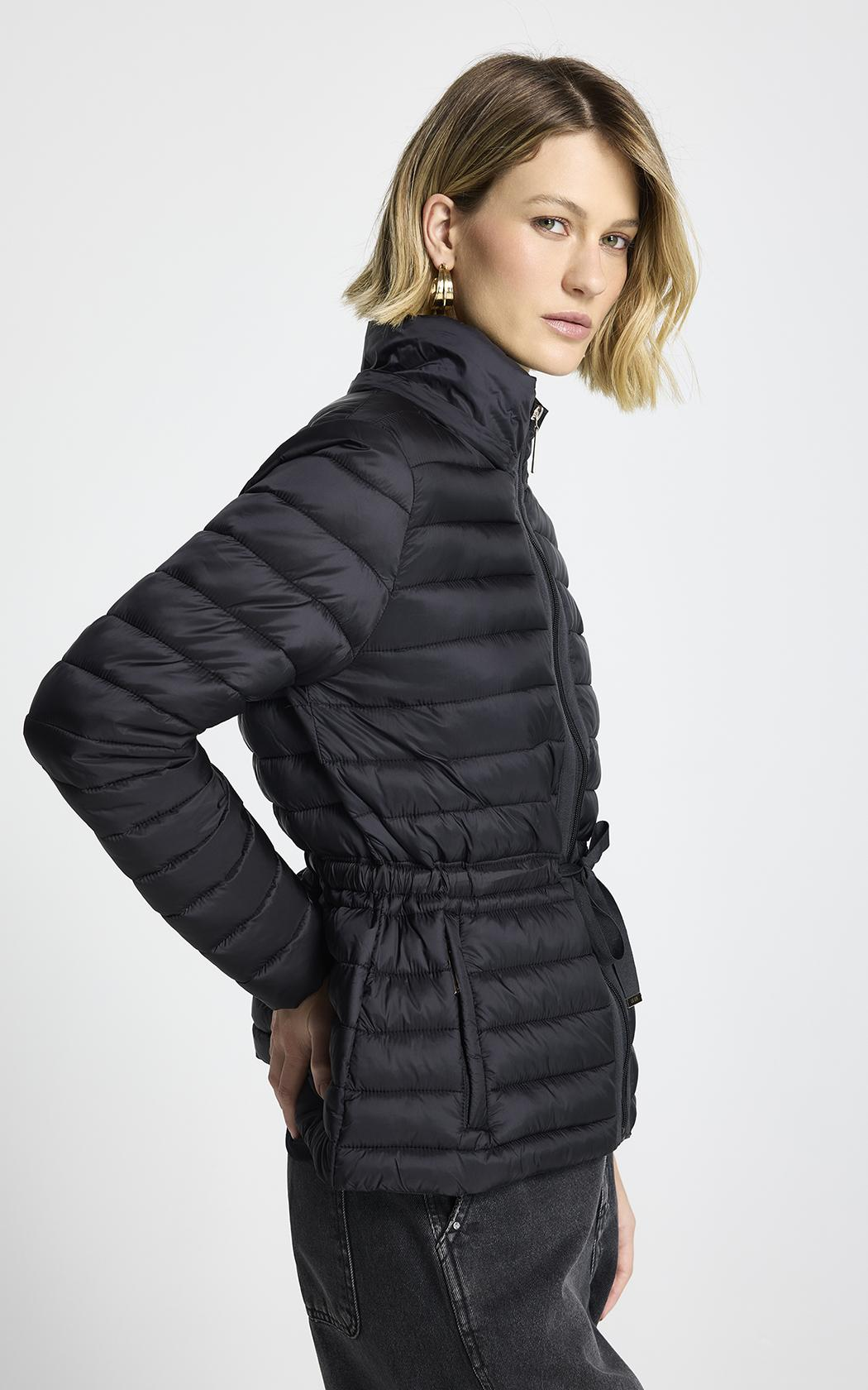 Campera capitoneada negra Hanna Le Lis Blanc