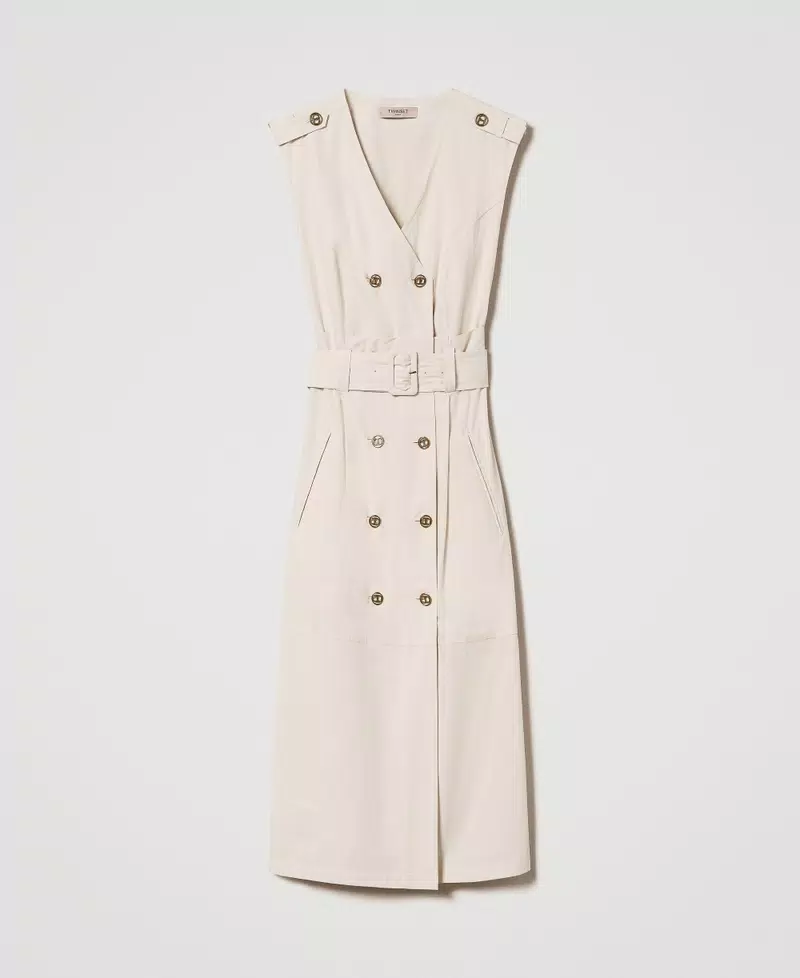 Vestido camisero midi Twinset