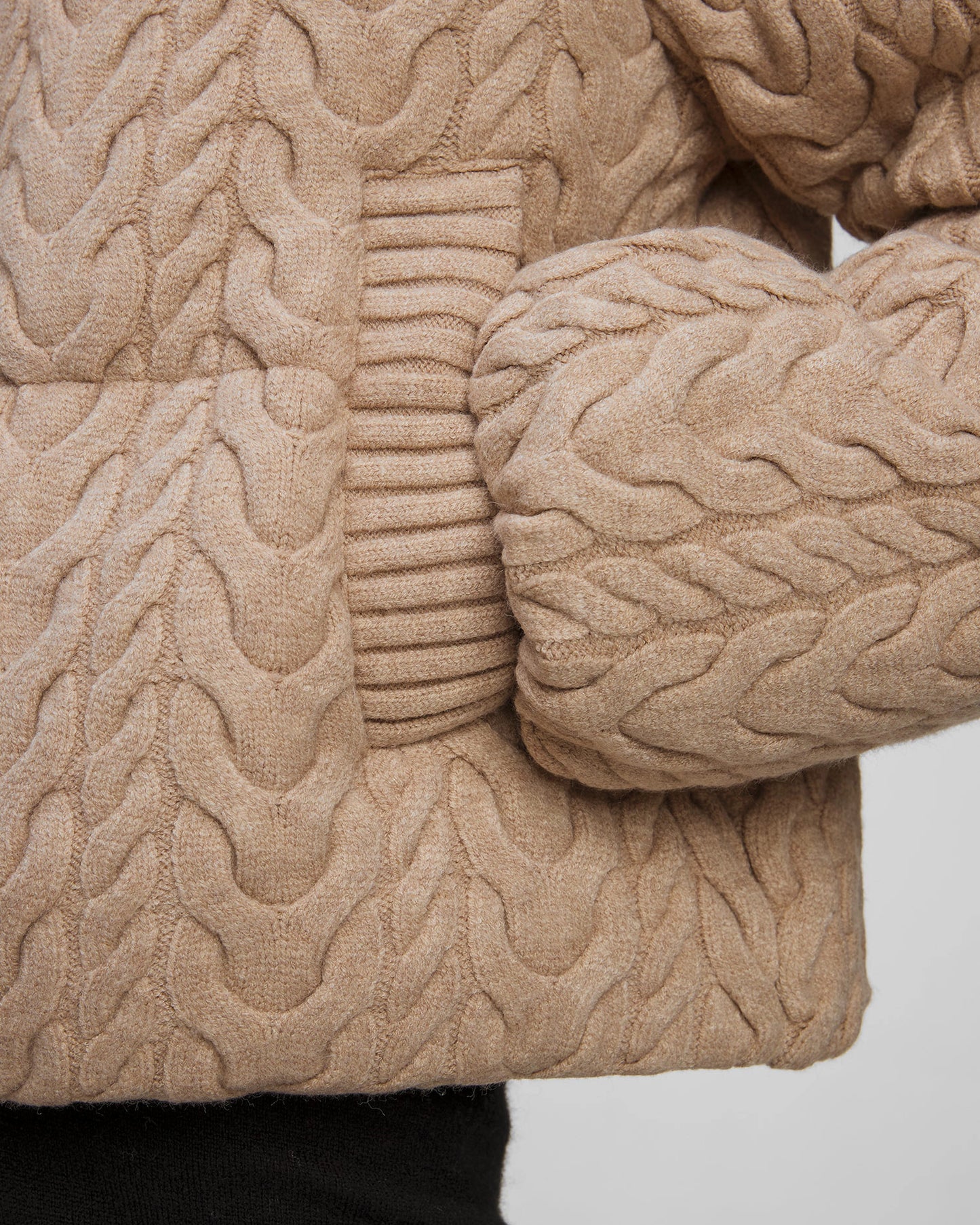 Campera Reggie tejida puffer Varley