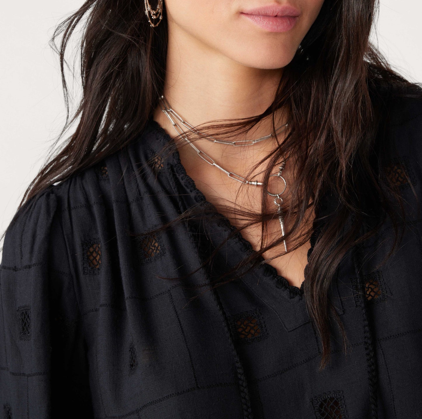 Blusa bordada Ba&sh