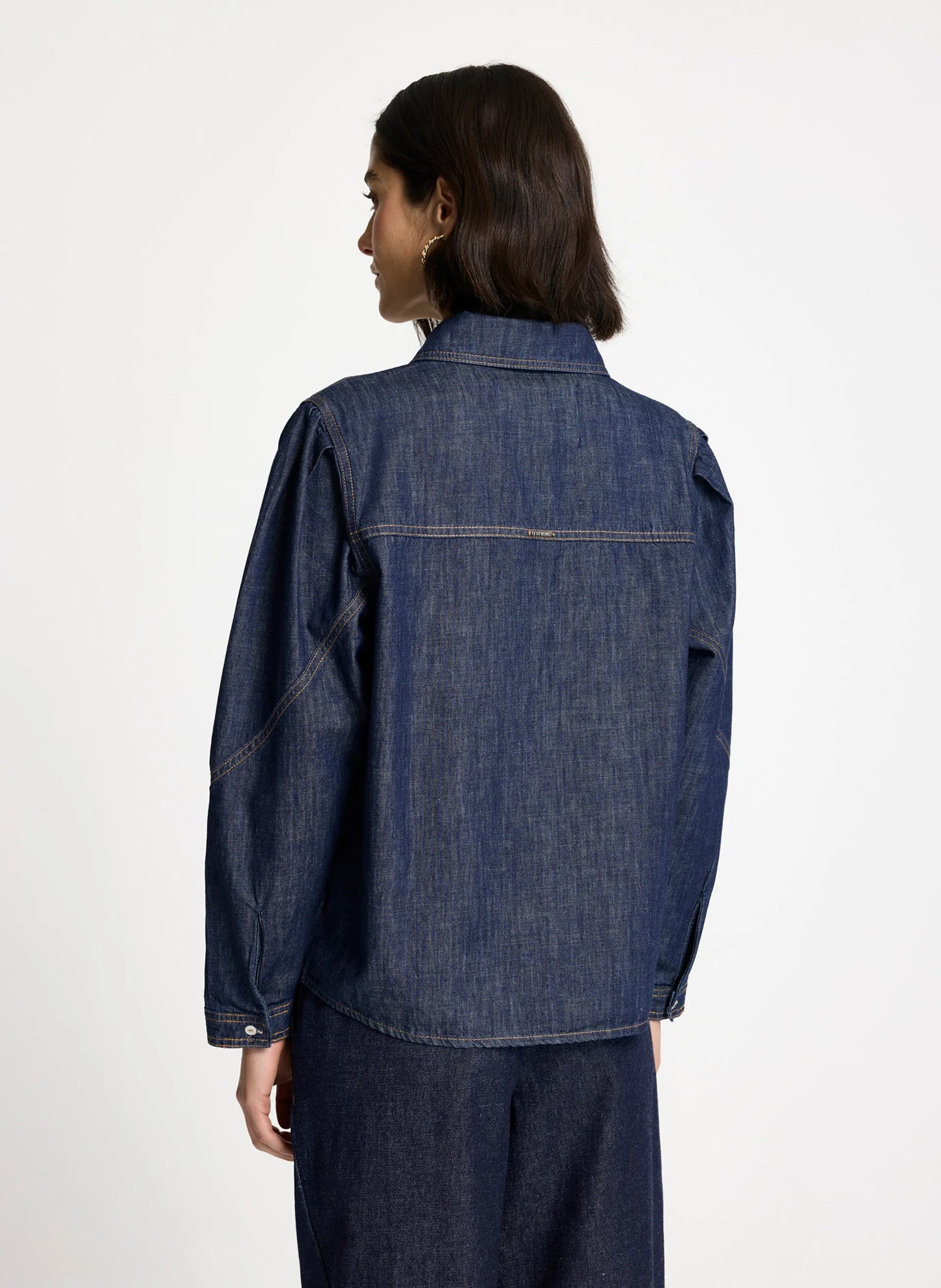 Camisa jean Filomena Le Lis Blanc