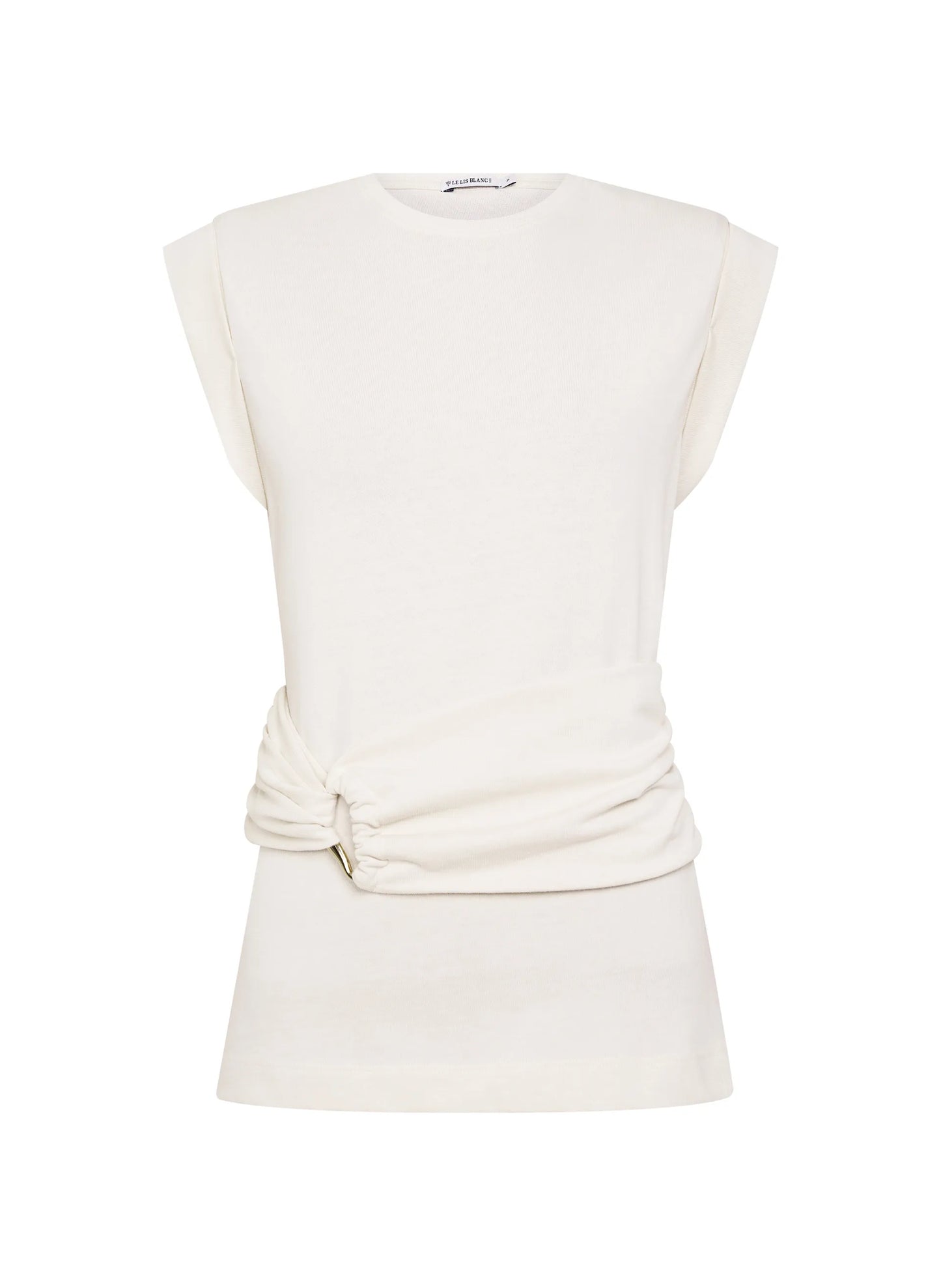 Remera crema con argolla gio Le Lis Blanc