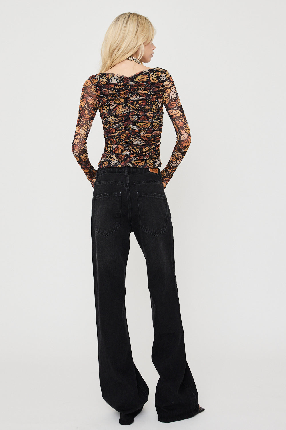 Blusa Tule Freedom Mariposa New Match