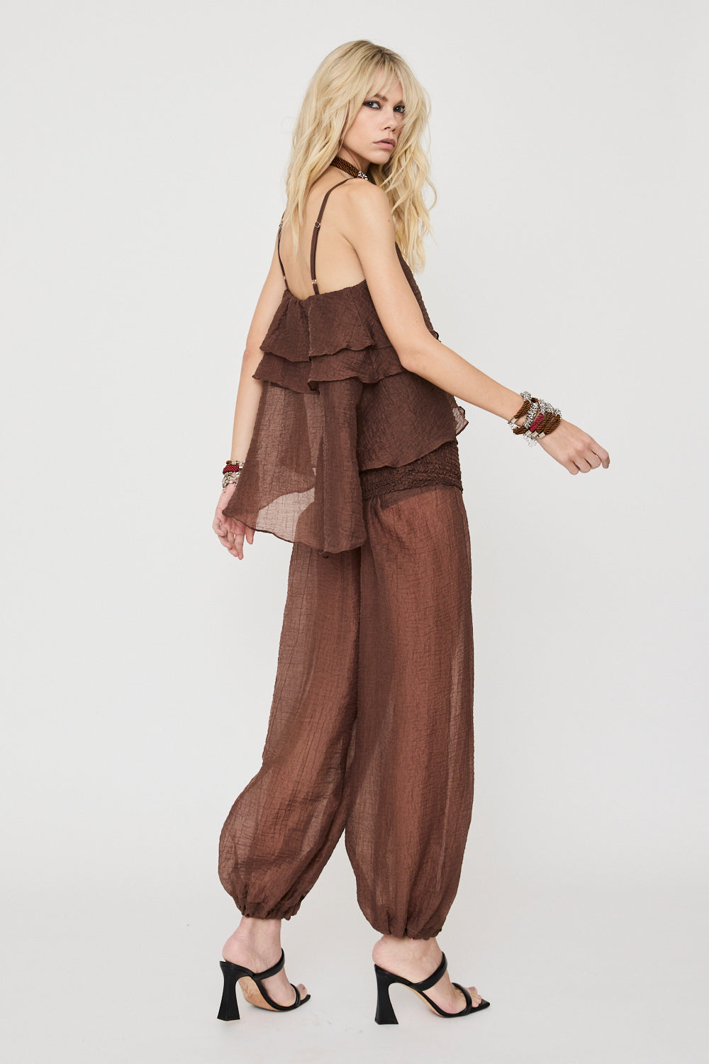 Blusa Marron New Match