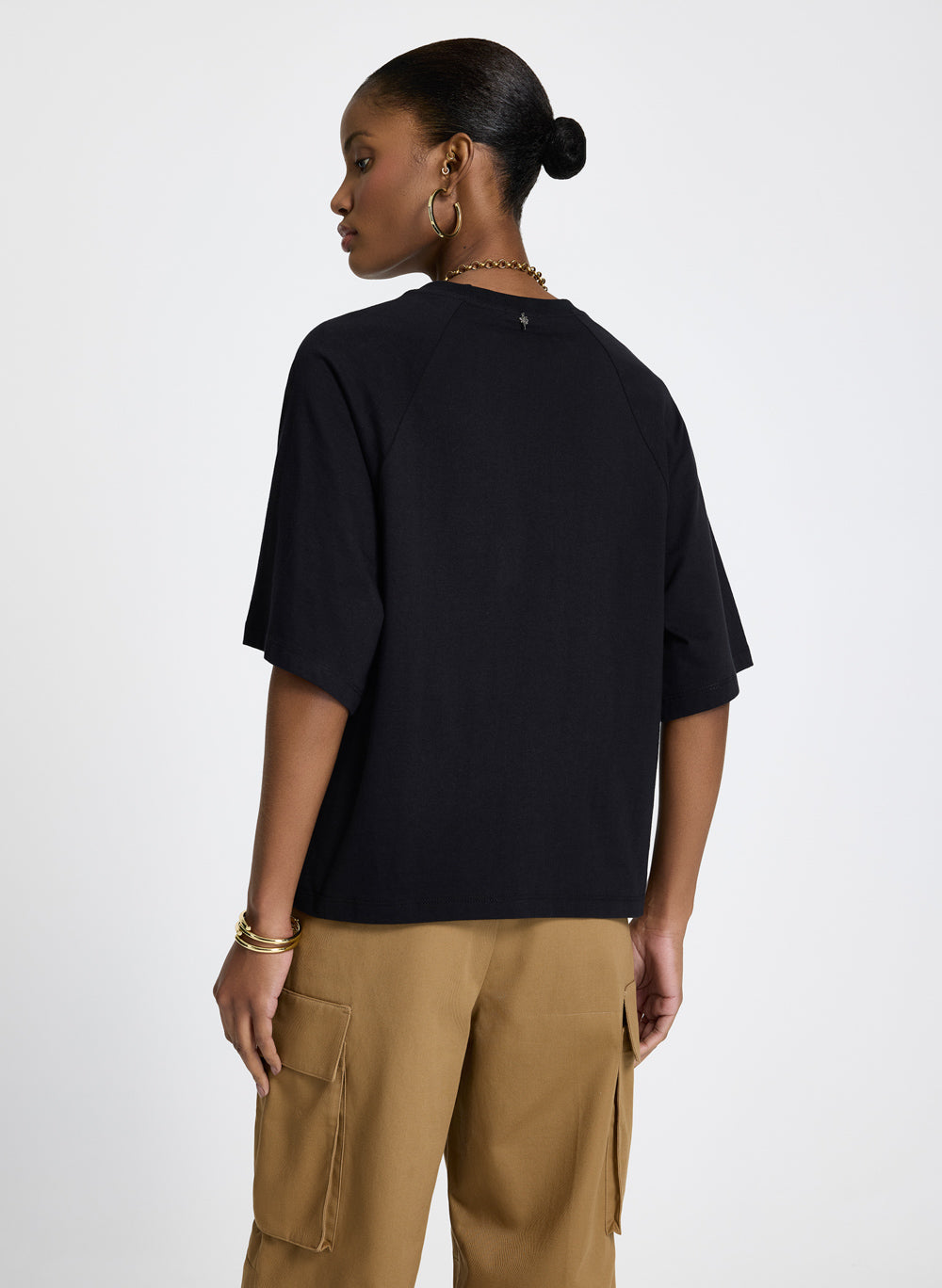 Remera estampada Nini negra Le Lis Blanc