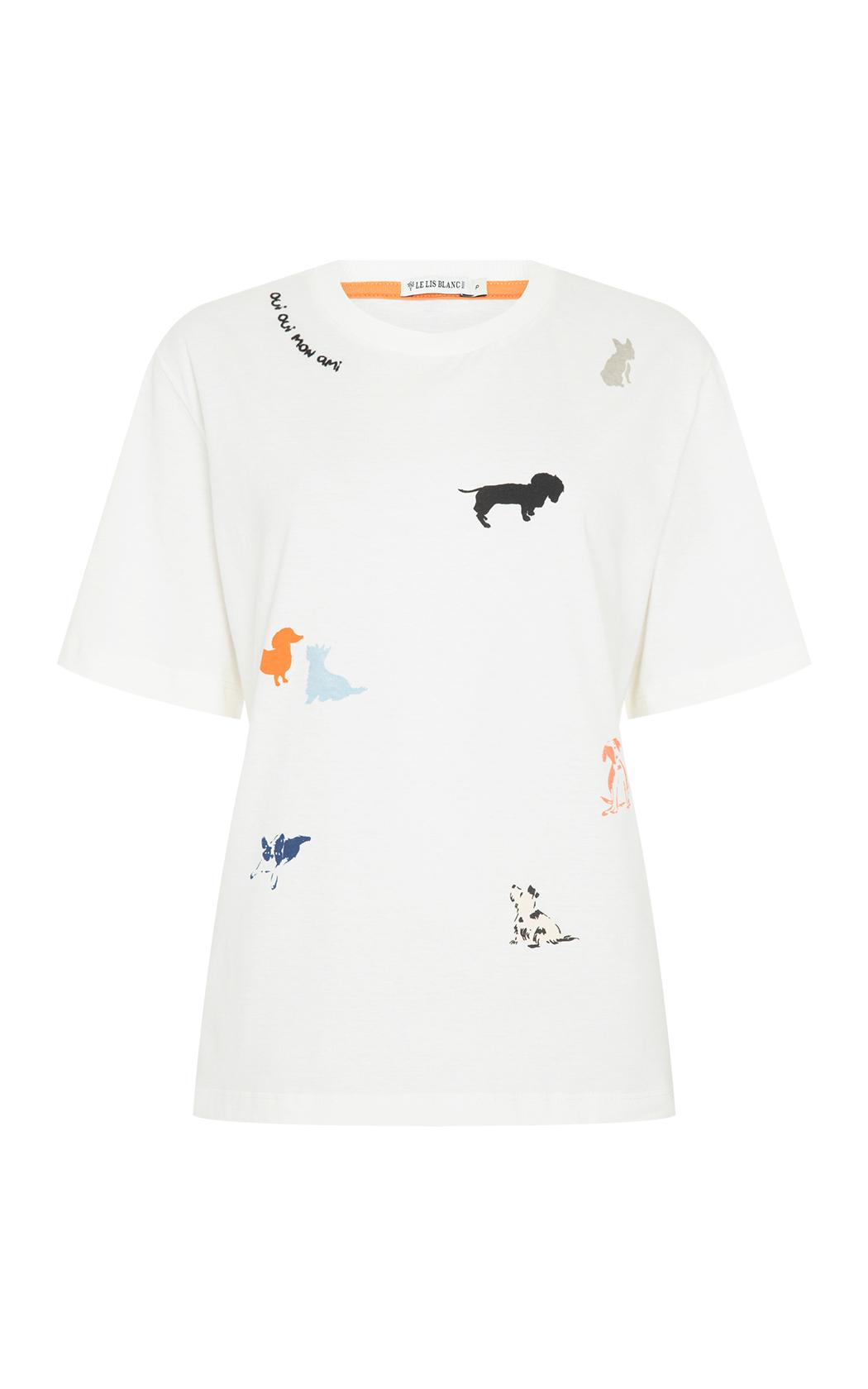 Remera estampada color dogs Le Lis Blanc