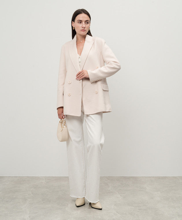Blazer de lana crudo Twinset
