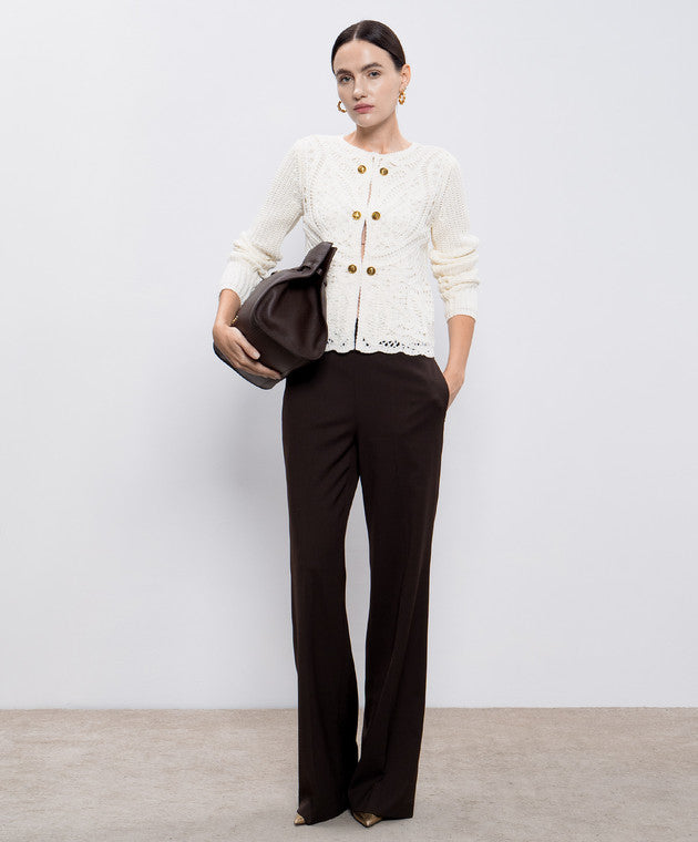 Chaqueta crochet botones Twinset