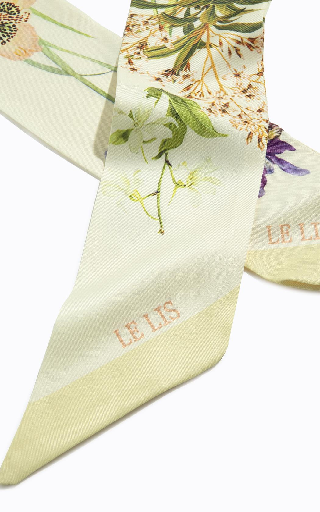 Pañuelo Floral crema Le Lis Blanc