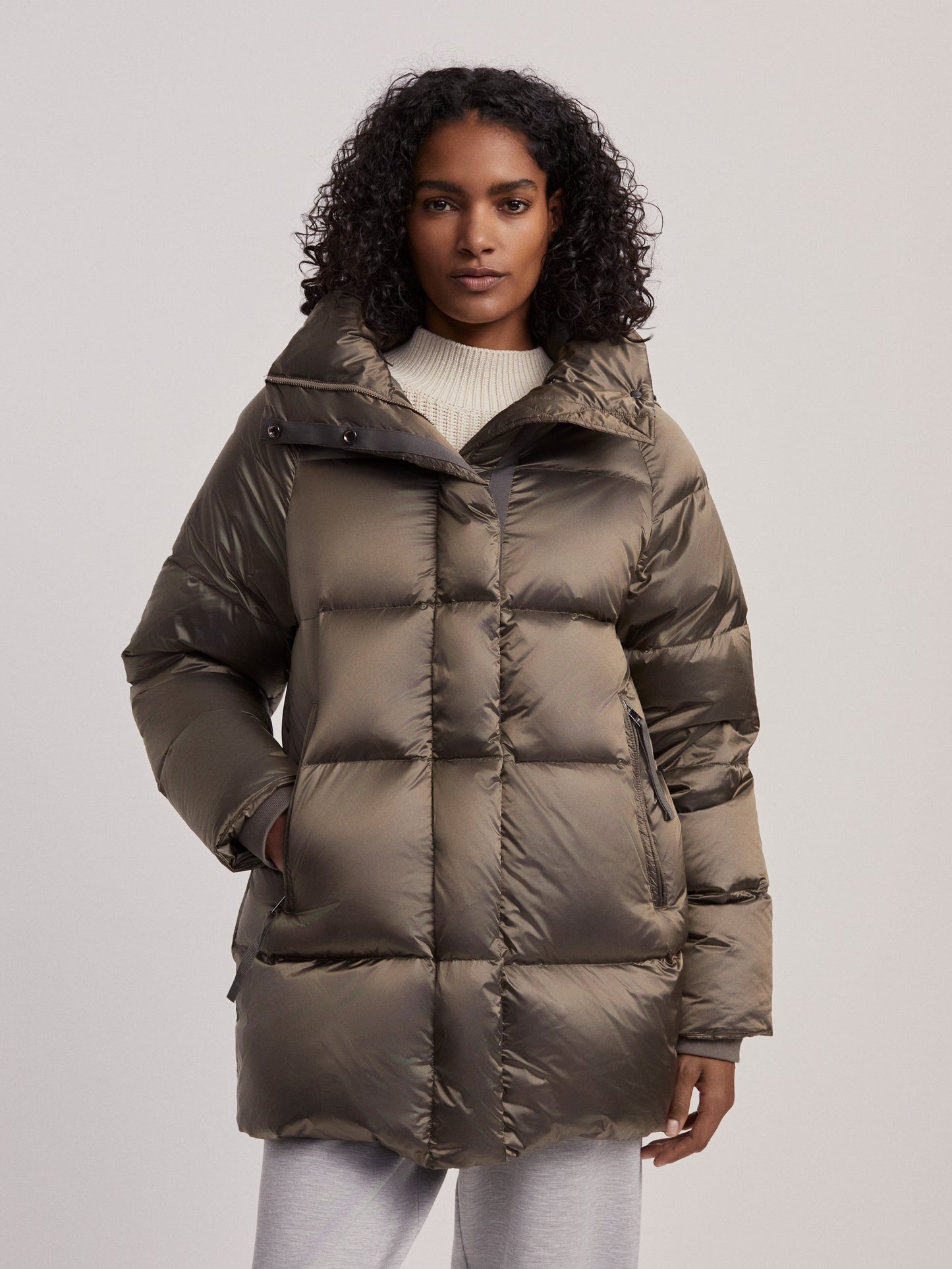 Campera puffer oliva Canton Varley