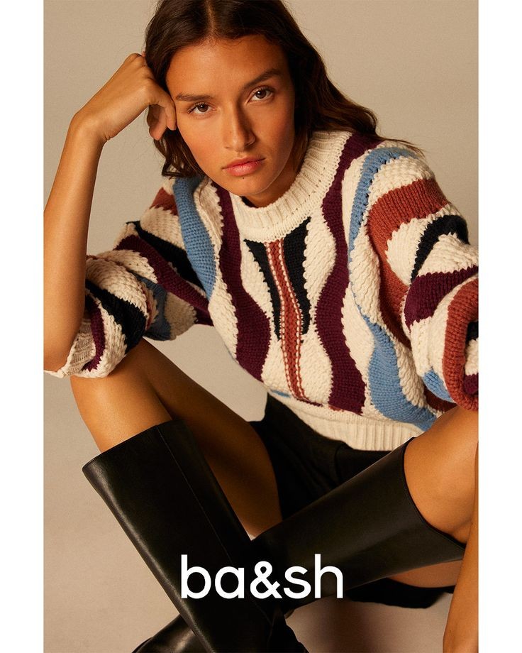 Sweater tejido Ba&sh A Rayas