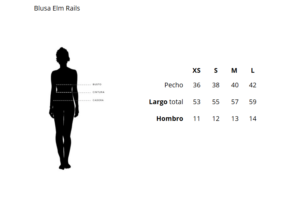 Blusa Elm Rails