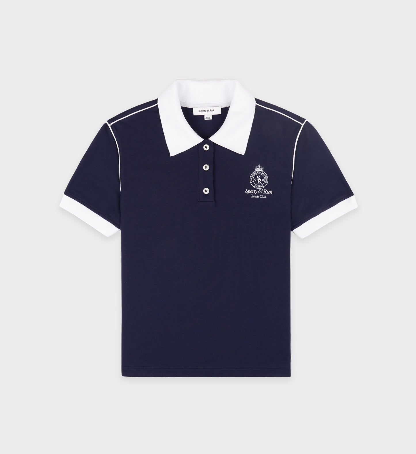 Remera polo Crown 70s Pique Polo Sporty & Rich