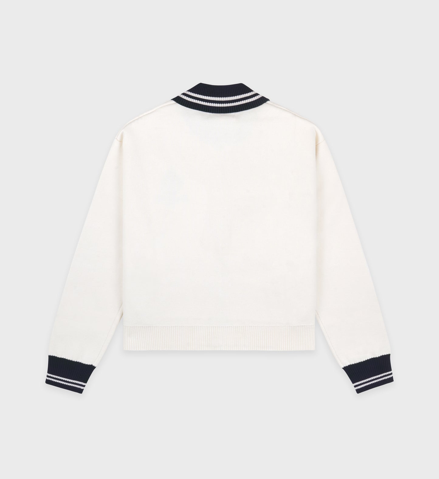 Cardigan Crown Tennis Zipped Sporty & Rich