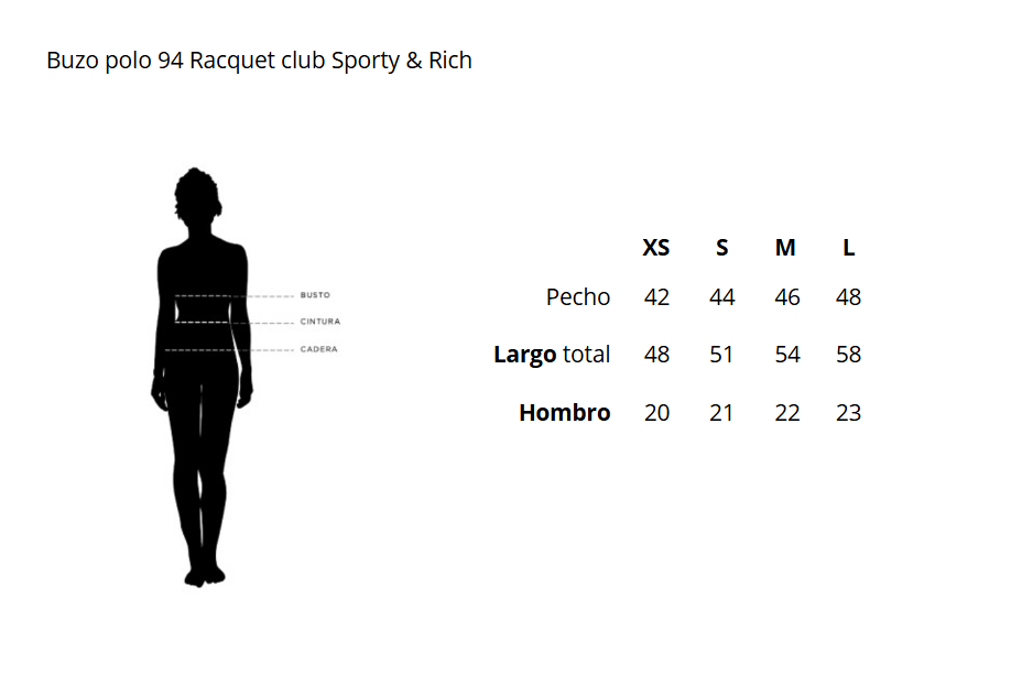 Buzo polo 94 Racquet club Sporty & Rich