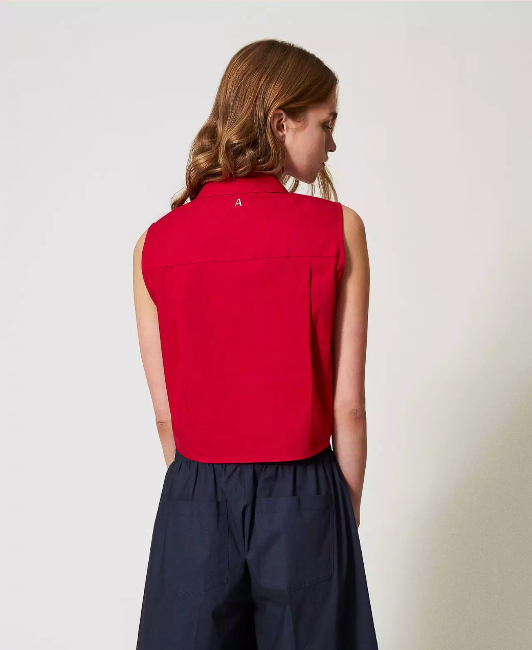 Camisa Rosi tableada roja Twinset