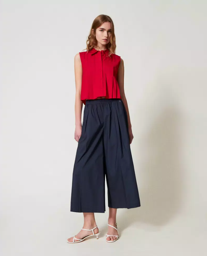 Camisa Rosi tableada roja Twinset