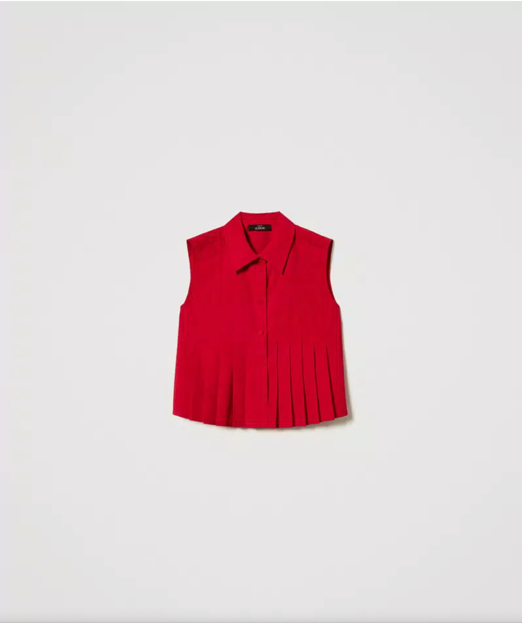 Camisa Rosi tableada roja Twinset