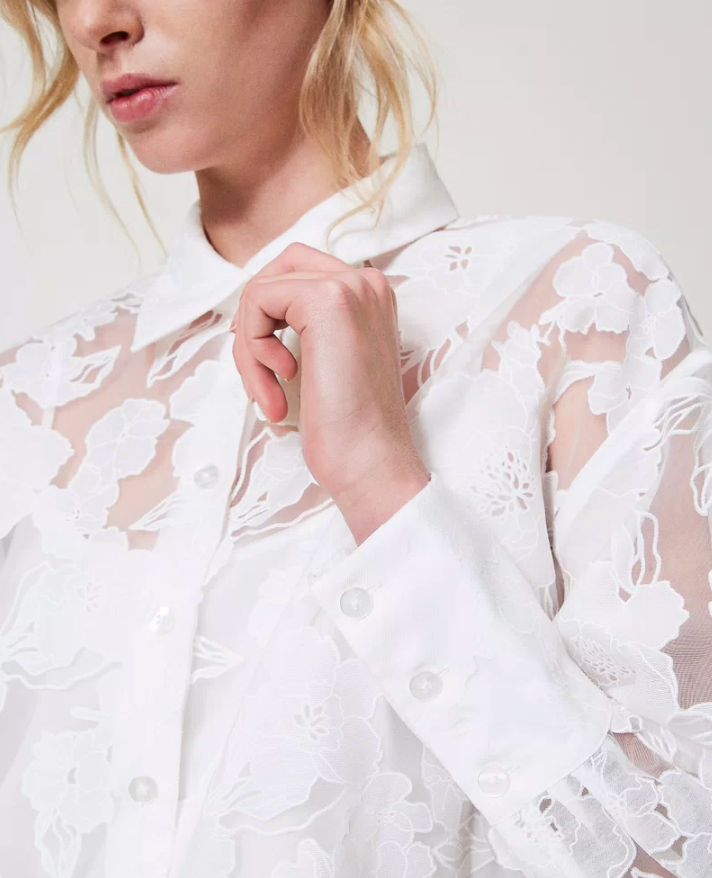 Camisa de organza Flora Twinset