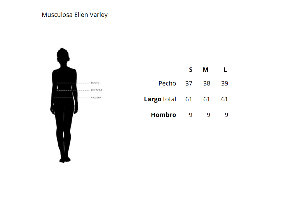 Musculosa Ellen Varley