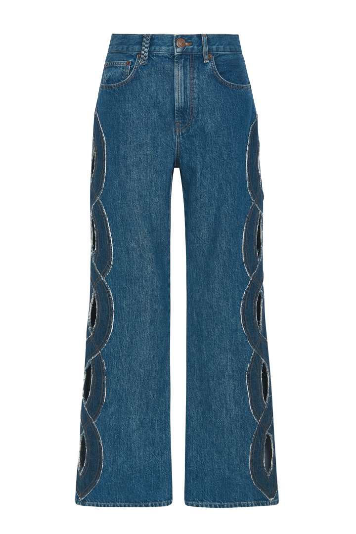 Jean con entrelazado Tresse#T34