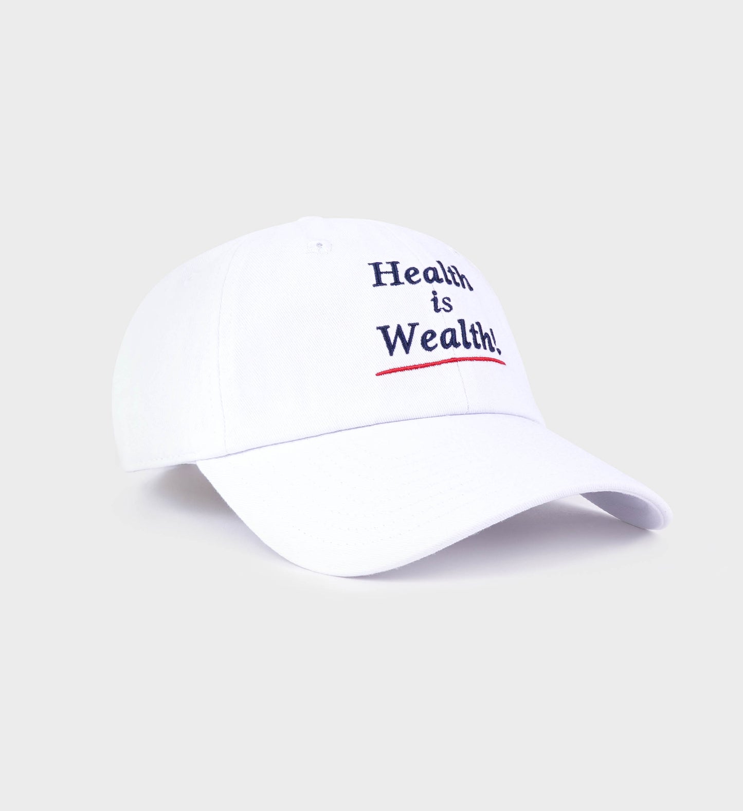 Gorro Health is Wealth blanco Sporty & Rich