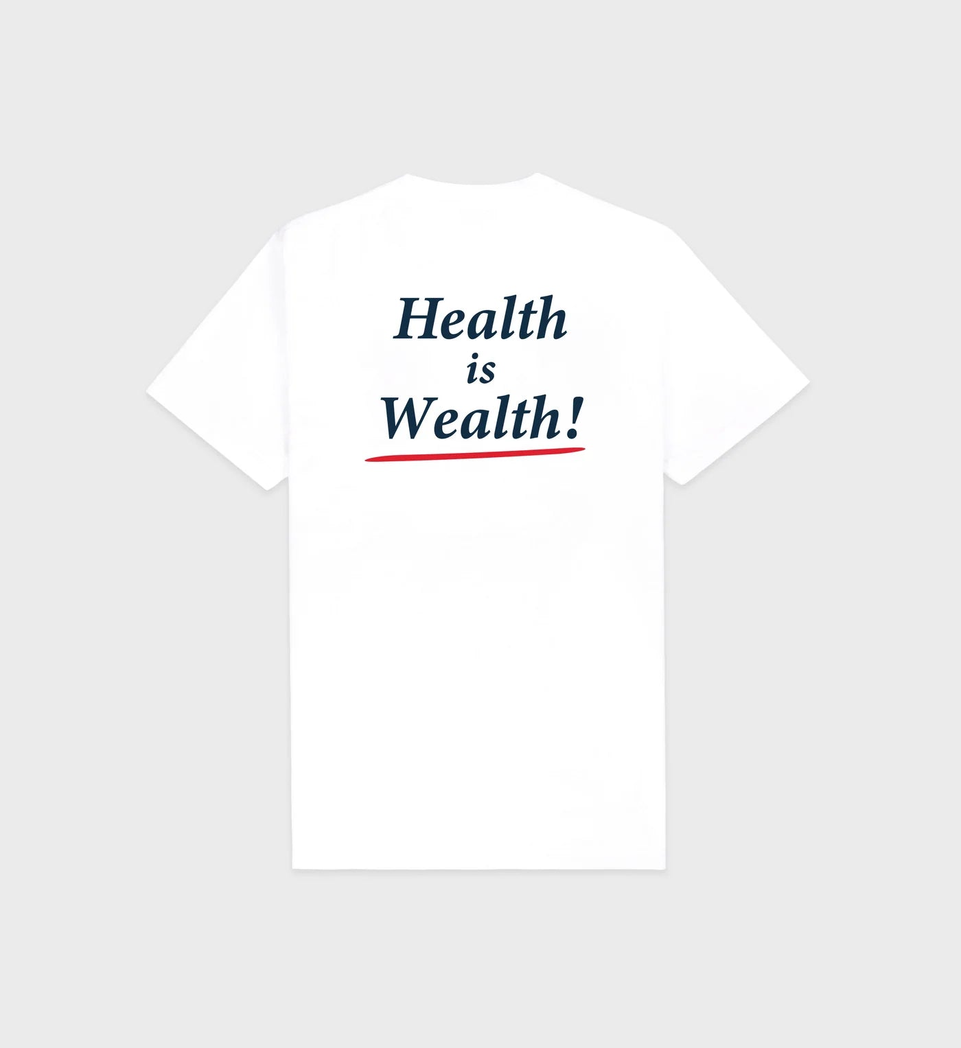 Remera Health Is Wealth blanca Sporty & Rich