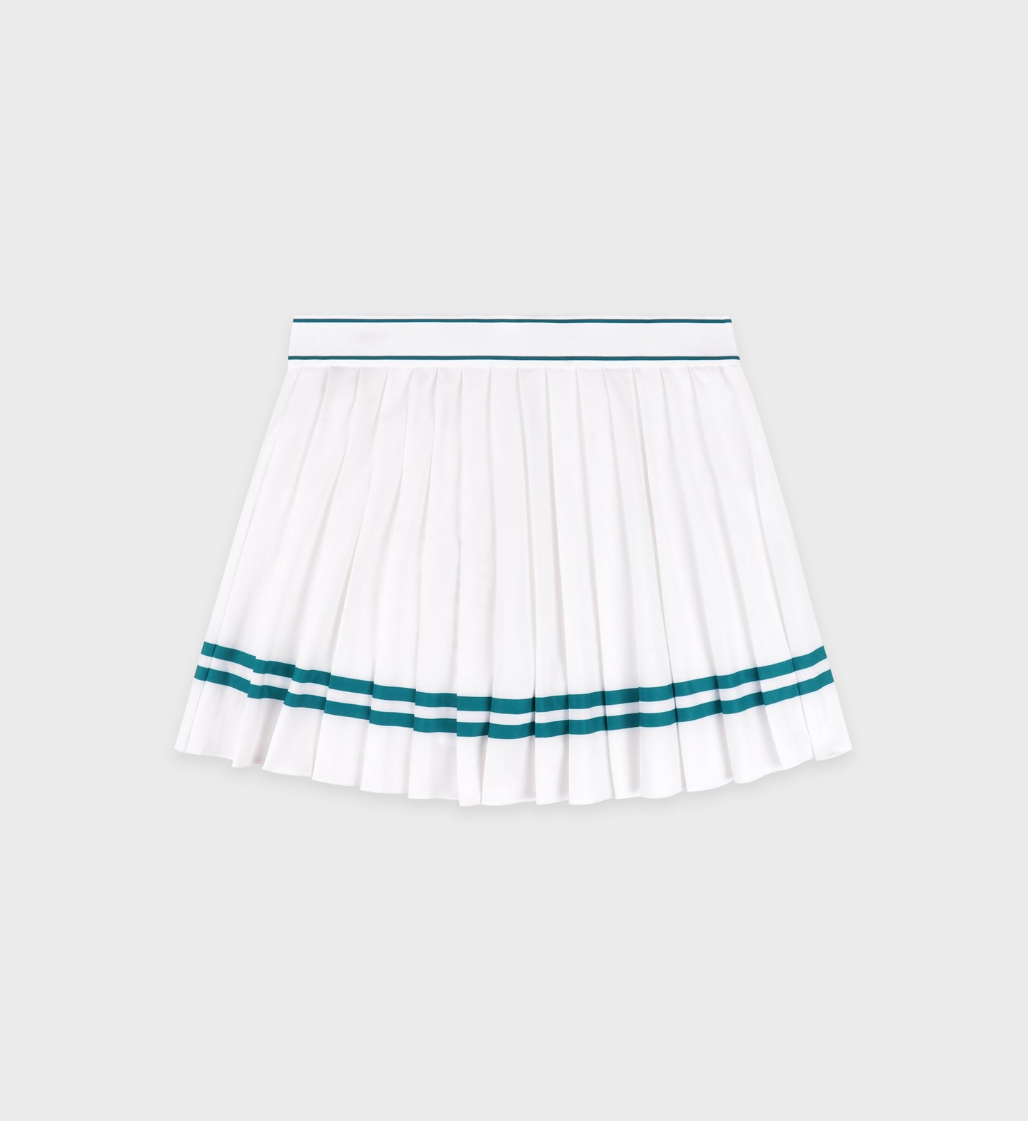 Pollera tableada Italic Logo blanco y verde Sporty & Rich