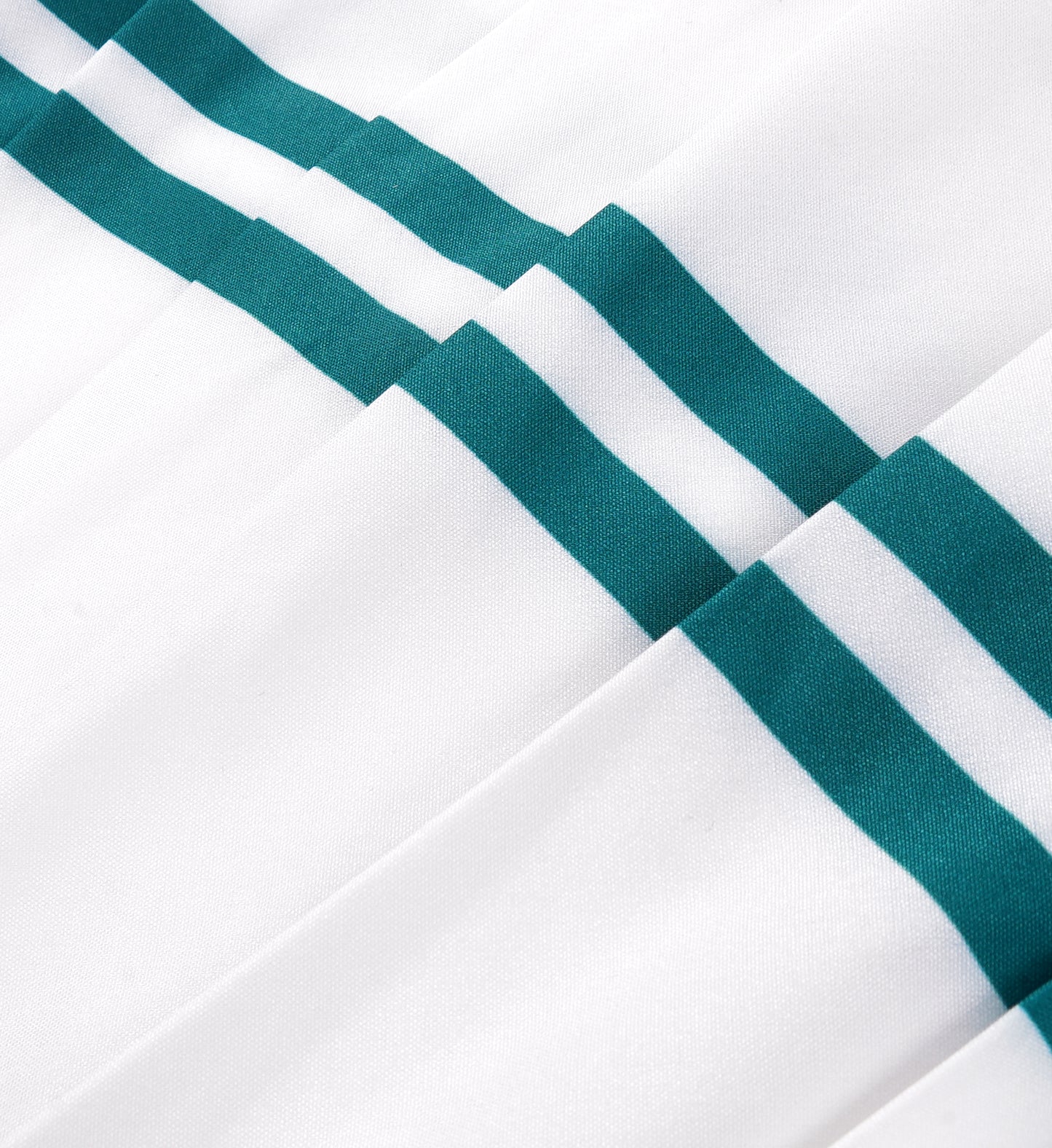 Pollera tableada Italic Logo blanco y verde Sporty & Rich