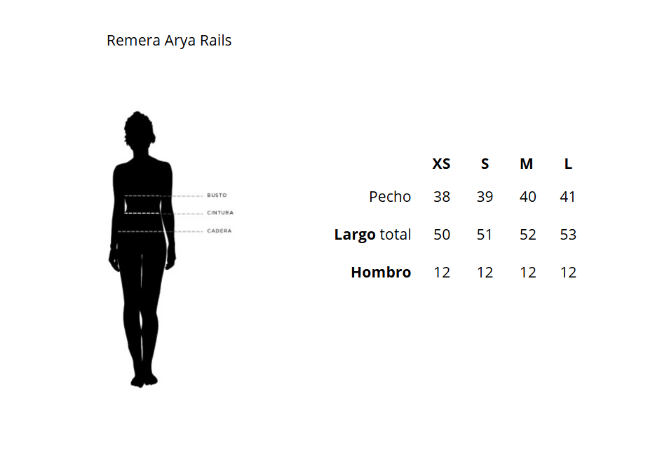 Remera Arya Rails