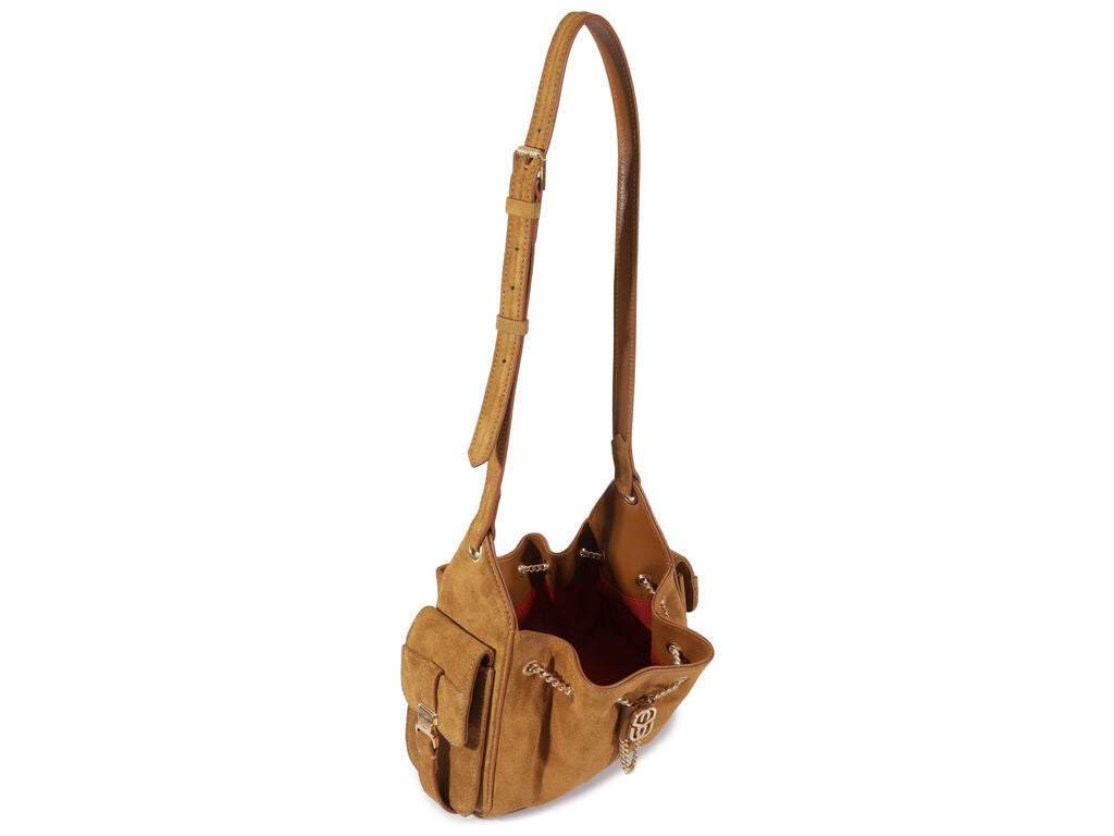 Cartera Bucket mini marron Schutz