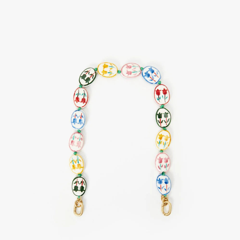 Correa corta porcelana Clare V