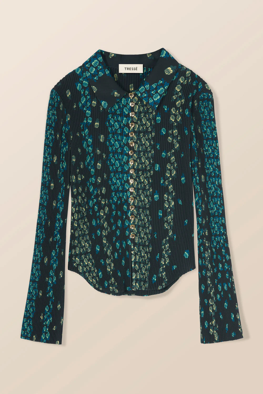 Camisa cilany plisada Tresse